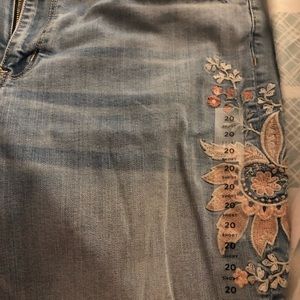 American Eagle - Size 20 short - Embroidered Jeans